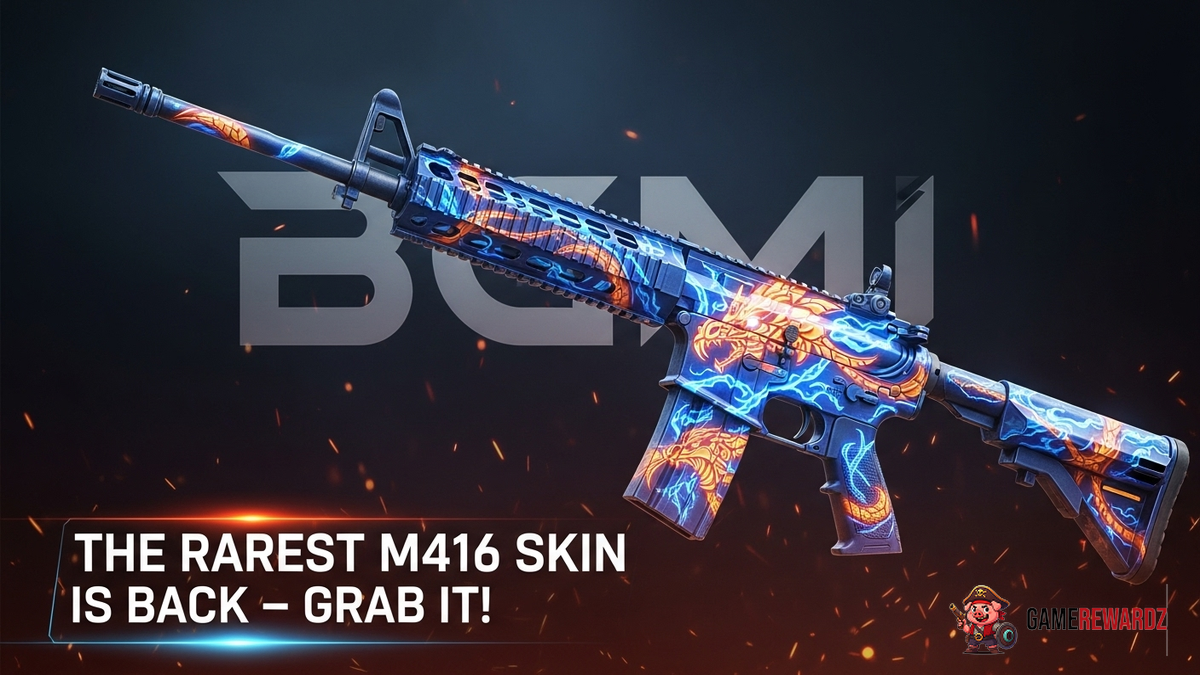 BGMI: The Rarest M416 Skin is Back – Grab It!